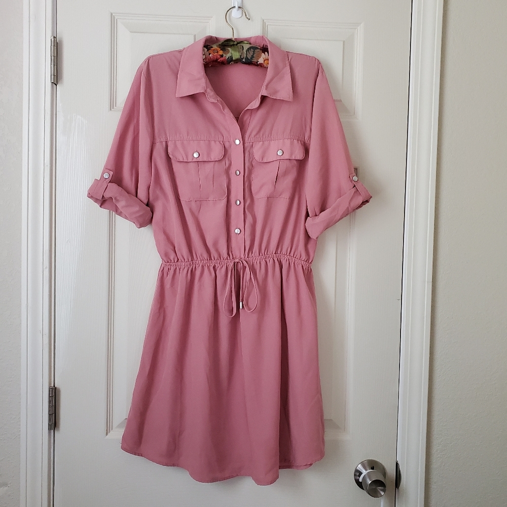 Bebop mauve pink tunic top